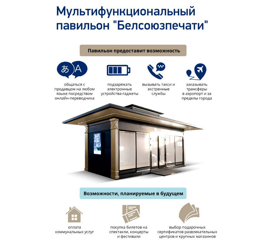 В новых павильонах "Белсоюзпечати" повышаются продажи печатных СМИ 
