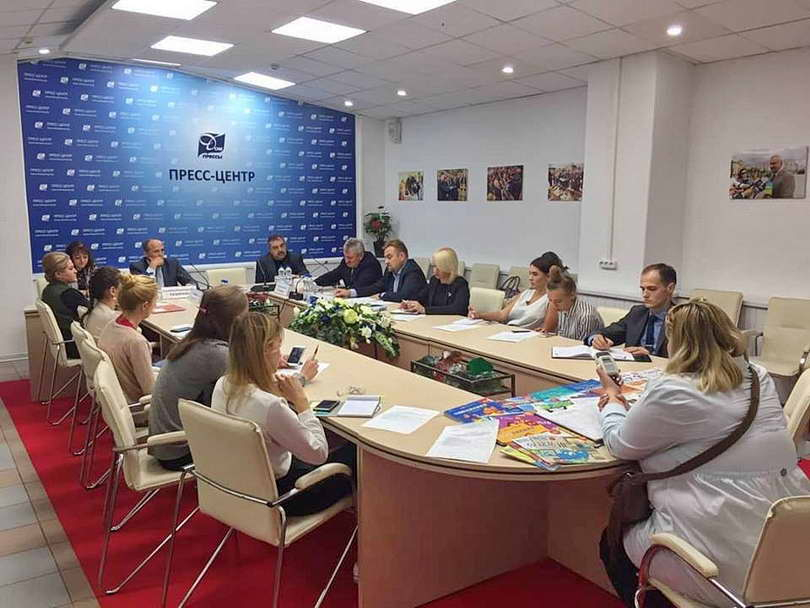 Прэс-канферэнцыя па выніках удзелу ў 25-м Пекінскім міжнародным кніжным кірмашы

